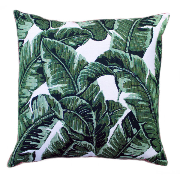 The Fabric Shoppe Tropics Sunbrella Indoor/Outdoor Floral Throw Pillow